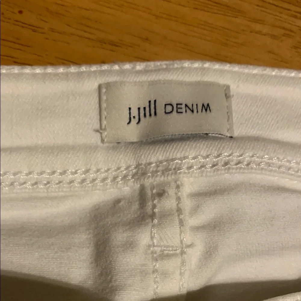 J. Jill White Skinny Jeans Sleek Fit